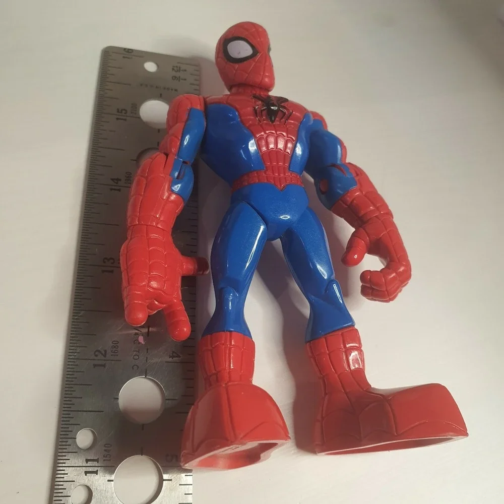 Marvel Spider-Man Action Figure 5'‎ Red Blue Articulated Playskool Heroes 2011